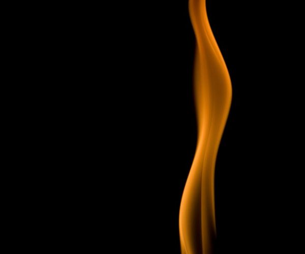 Dynamic minimalist shape representing energy and vitality